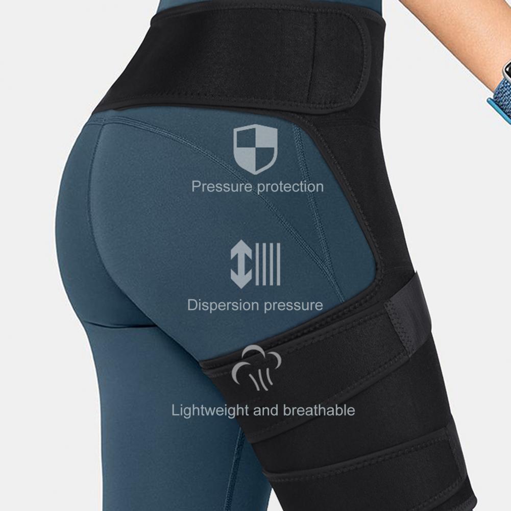 Hip Brace Compression Groin Support Wrap – Sciatica & Thigh Pain Relief (Unisex)