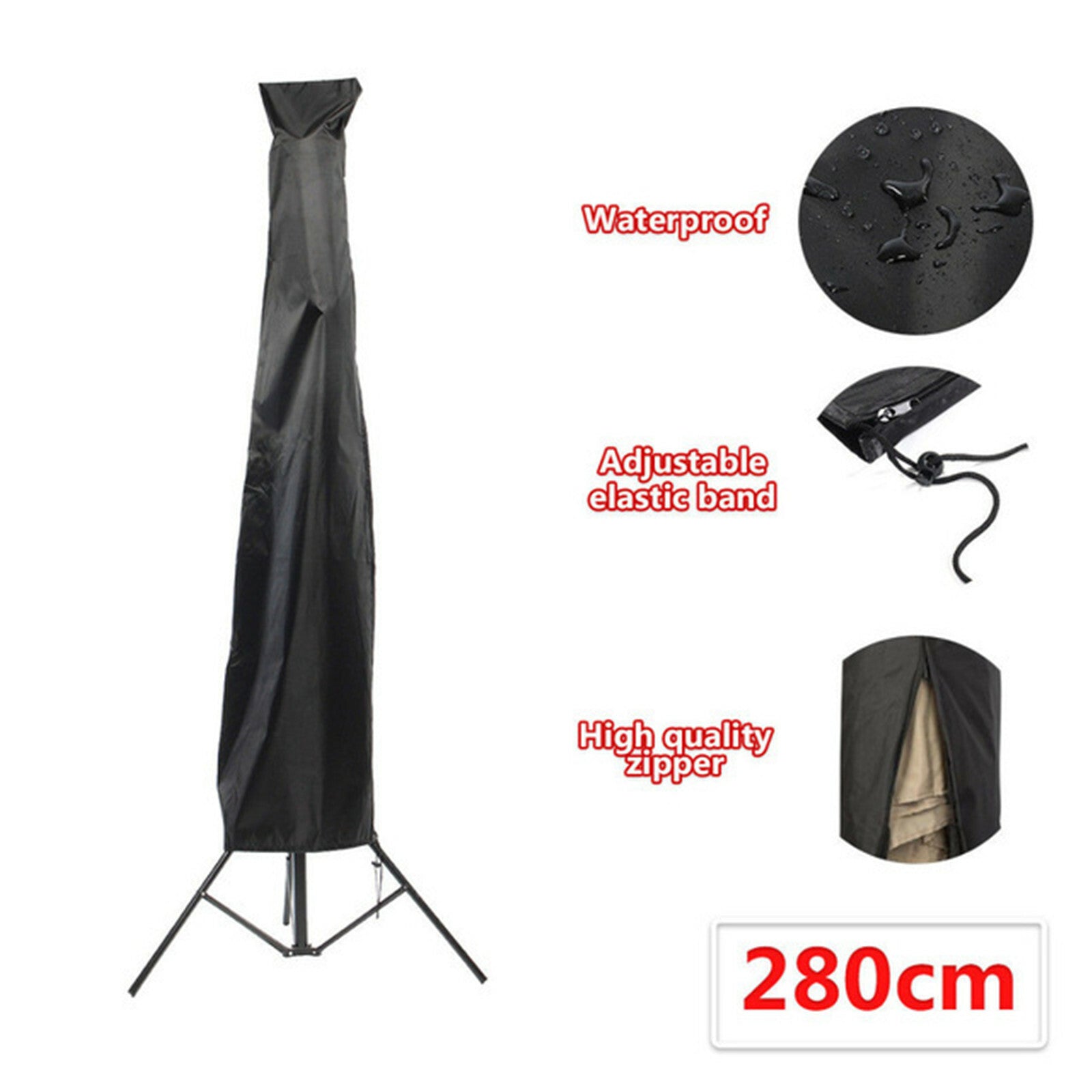 Heavy Duty Cantilever Parasol Cover for Outdoor Banana Umbrella – Waterproof UV Protective Patio Shield