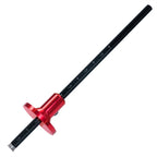 2PCS Woodworking Wheel Marking Gauge Set - Solid Metal Bar Scriber Tool with Metric and Inch Scale