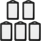 10 Sets Retractable ID Badge Holder with Lanyard Reel | Opal Card Holder Keychain