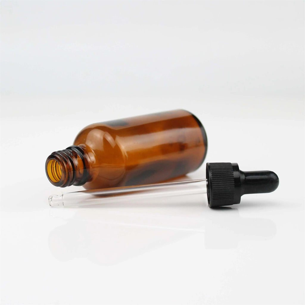 30ml Amber Glass Dropper Bottles | Essential Oil Pipette Reagent Eye Drop Bottle