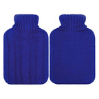 4 Pack Knitted Hot Water Bottle Covers for 2L Bottles – Soft Removable Sweater Cover Only