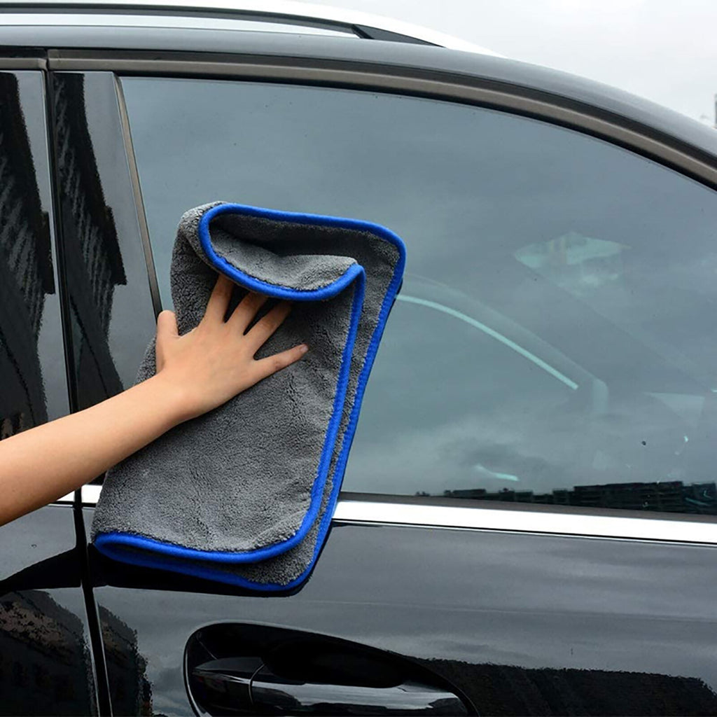 2pcs 1200GSM Microfibre Cleaning Cloth 40x40cm | Ultra Thick Car Drying Towel