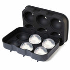Large Silicone Ice Cube Tray with Sphere and Cube Mould – Big Ice Ball Maker for Whiskey, Cocktails and DIY Drinks