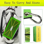 Golf Training Mat for Swing Detection Batting Portable Practice Rug Hitting Aid