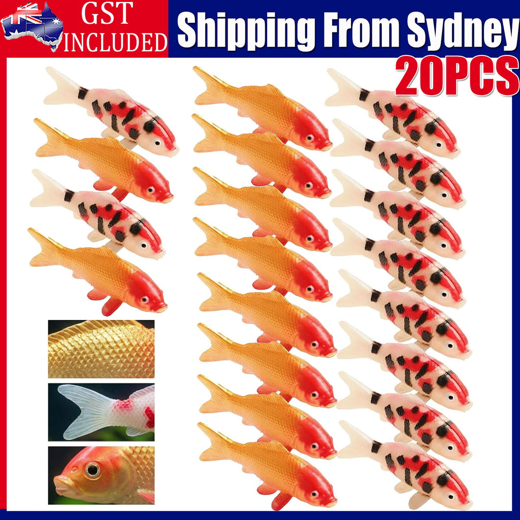 20 miniature koi fish ornaments