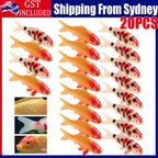 20 miniature koi fish ornaments