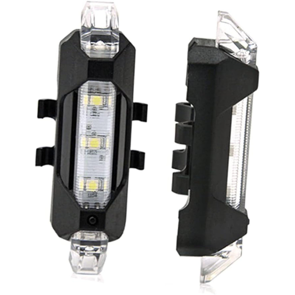 2PCS USB Rechargeable LED Bike Tail Lights Waterproof Bicycle Rear Safety Lights