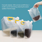 10pack Cereals Grain Moisture-proof Sealed Bag Transparent Grain Storage Bag AUS