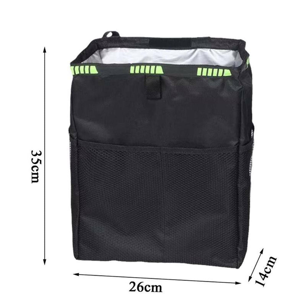 Car Waterproof Trash Bag Back Seat Organizer Leakproof Hanging Garbage Storage Bag