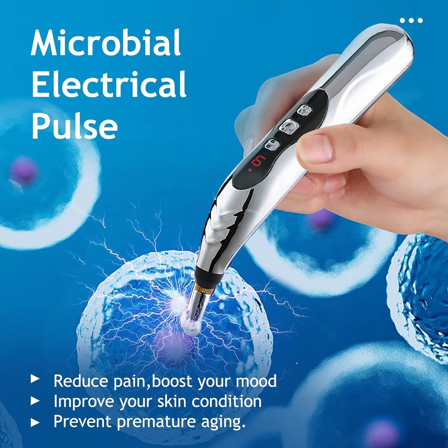 Electronic Acupuncture Massage Pen Pulse Therapy Pain Relief Acupoint Meridian Massager