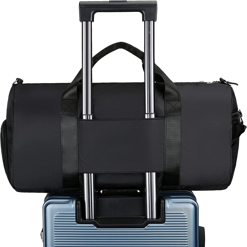 Large Travel Storage Gym Weekender Duffle Bag - Carry On Shoulder Sports Bag with Shoe Compartment