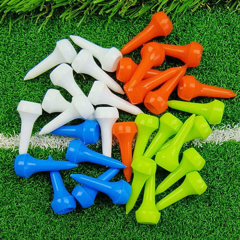 300pcs 35mm Plastic Golf Tees Mixed Color | Durable Golf Training Accessories
