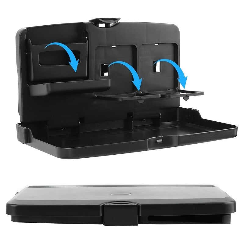 Car Backseat Organizer with Foldable Tray | Multi-Function Storage Holder