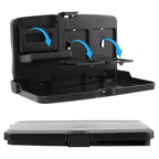 Car Backseat Organizer with Foldable Tray | Multi-Function Storage Holder