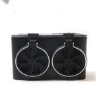 Car Armrest Storage Box with Cup Holder and Tissue Drawer – Multifunction Coffee and Drink Organizer