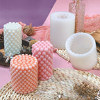 DIY Candle Silicone Mold - 3D Wax Soap Perfume Candle Making Mould in 2 Styles