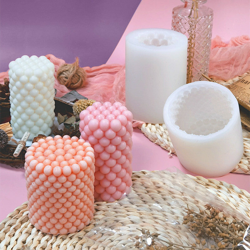 DIY Candle Silicone Mold - 3D Wax Soap Perfume Candle Making Mould in 2 Styles