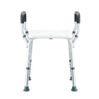 Adjustable Shower Chair Bath Seat with Armrests Heavy Duty Bathroom Safety Bench