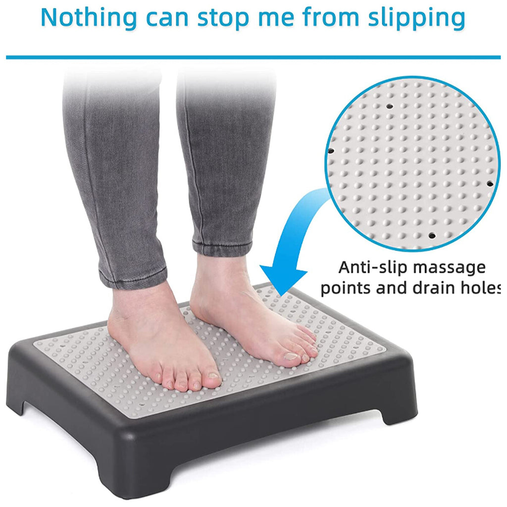 Anti-Slip Half Step Stool Mobility Step for Elderly Disabled Doorway Outdoor Support