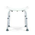 Adjustable Shower Chair Bath Seat with Armrests Bathroom Safety Bench