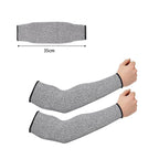 6PCS Cut Resistant Protective Arm Sleeves - Anti Cut Safety Guard Sleeves for Work and Kitchen