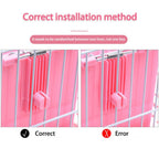 Rabbit Hay Feeder Corner Rack | Small Animal Hay Holder for Guinea Pig Hamster Cage