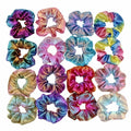 40PCS Metallic Glitter Scrunchies - Women’s Elastic Hair Ties Multicolour