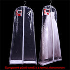 Clear Garment Bag Dustproof Dress Cover PVC Wedding Dress Suit Storage Bag