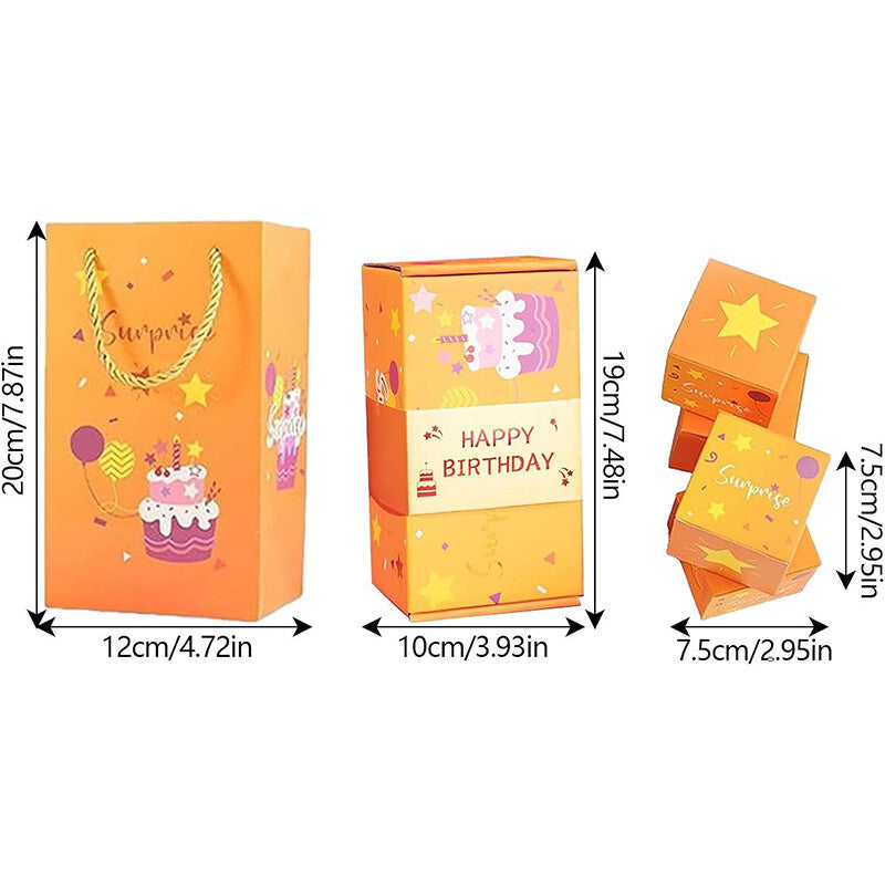 ATM Surprise Money Bounce Box – Folding Jumping Gift Box Birthday Party Surprise