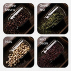 Vacuum Glass Coffee Bean Storage Jar – Airtight Sealed Container 900ml / 1800ml