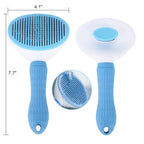 Pet Grooming Brush Self-Cleaning | Dog Cat Deshedding Comb Fur Remover Tool