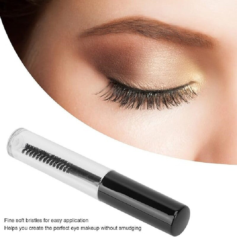 50PCS 10ml Empty Mascara Tube with Brush Wand Eyelash Serum Bottle Refillable