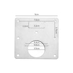 10 Set Kitchen Cabinet Door Hinge Repair Kit with Soft Close Hinges and Fixing Plates