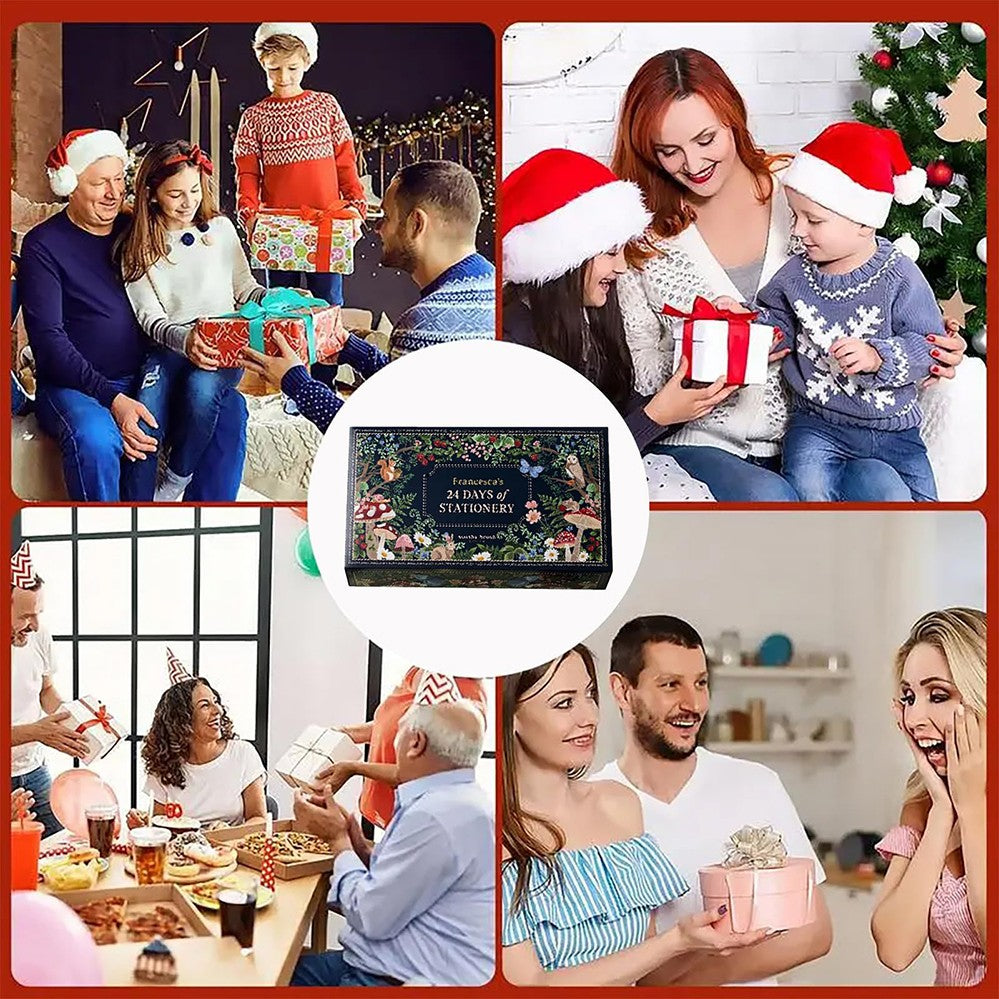 Families giving the stationery advent calendar as a Christmas gift