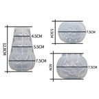 3pcs Pumpkin Silicone Mold Set | DIY Candle Soap Resin Mould for Baking & Crafts
