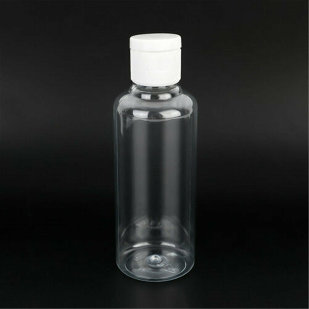 50pcs 50ml Refillable Travel Bottles | Clear PET Squeeze Cosmetic Lotion Containers