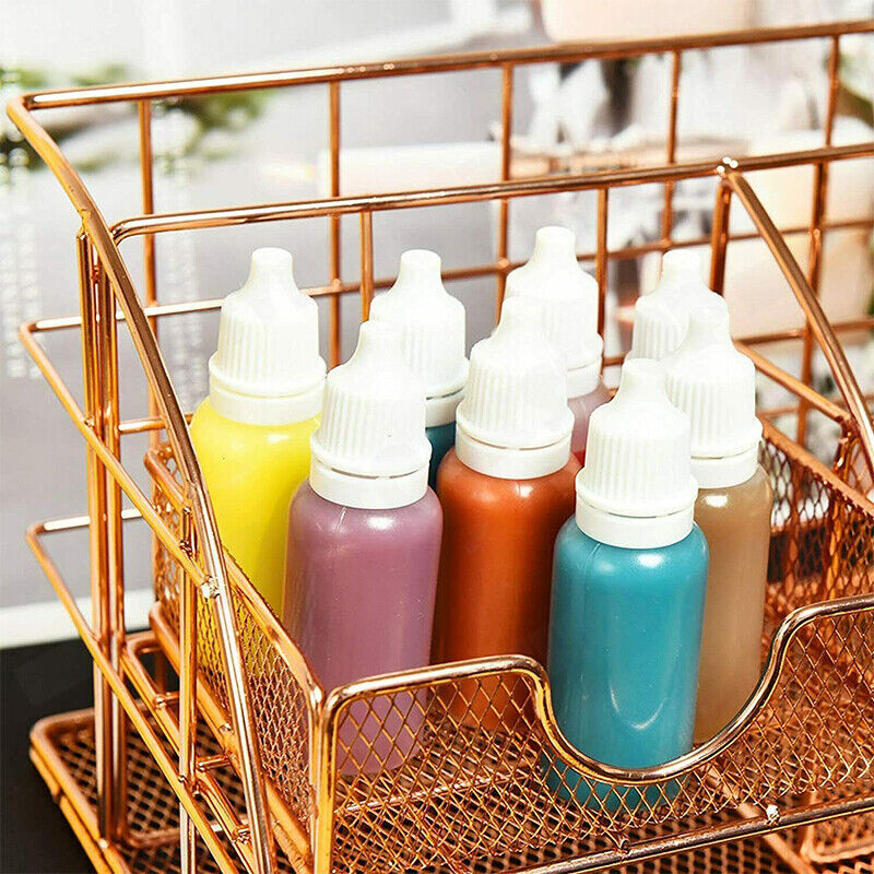 100 Pack 5ml Empty Plastic Dropper Bottles – Clear Squeezable Liquid Containers for Oils, Paints and DIY Use