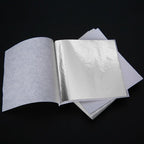 500PCS Imitation Leaf Foil Paper 14x14cm - Rose Gold Silver Gold Gilding Art Craft Sheets