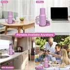 2PCS Silicone Water Bottle Drying Rack – Non-Slip Cup Dryer Stand for Bottles, Lids and Straws