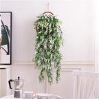 4PCS Artificial Hanging Lavender Plants Faux Vine Flowers Home Wedding Decor