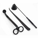 3pcs Stainless Steel Candle Care Tool Set | Wick Trimmer Snuffer & Hook Kit