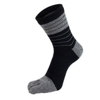 4 Pairs Cotton Toe Socks for Men and Women - Ankle Five Finger Athletic Running Socks
