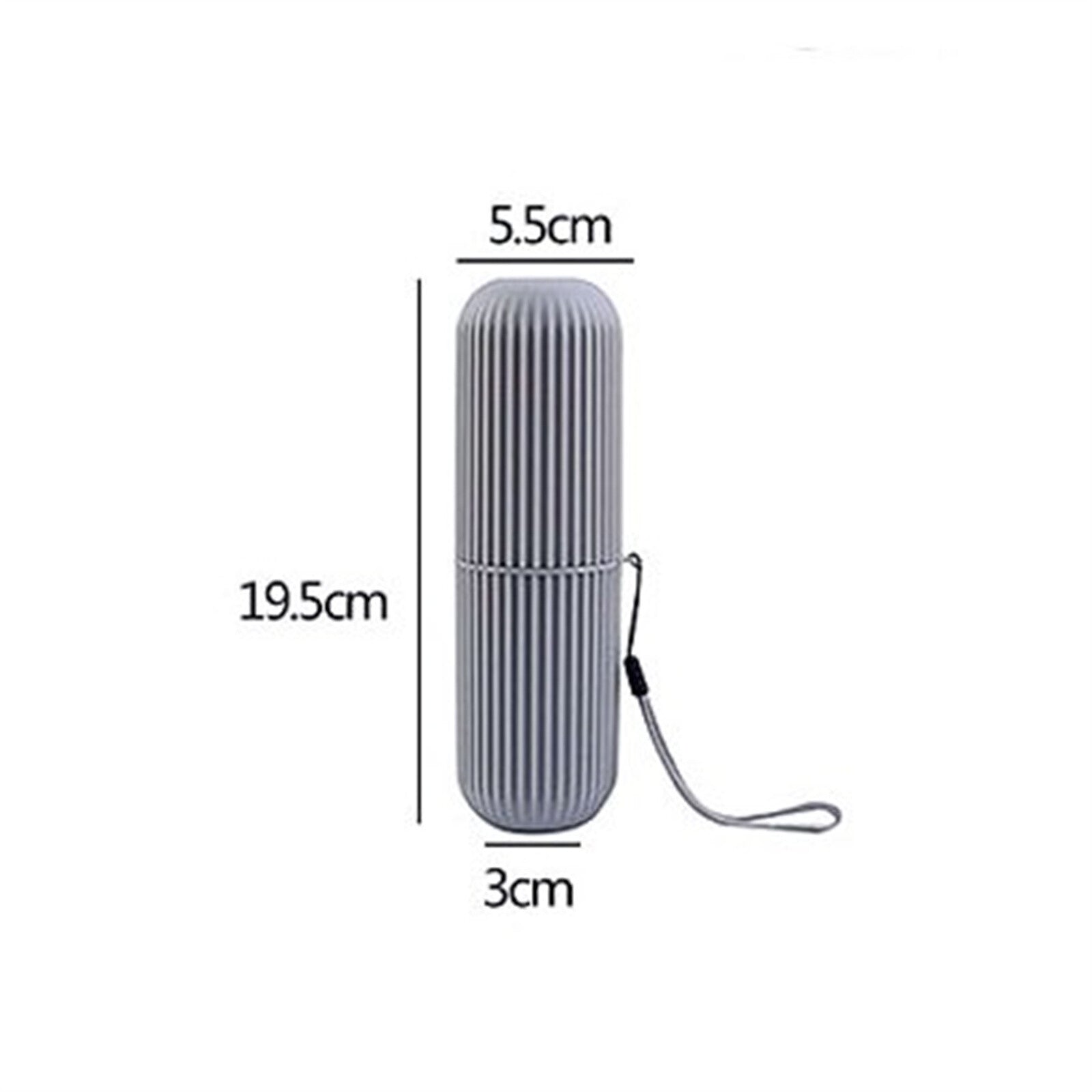 Portable Toothbrush Holder Case Travel Toothpaste Storage Box Bathroom Organizer