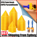 20PCS Paint Support Stands - Painter’s Pyramid Mini Painting Stands with 2 Brushes