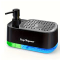 2 Pack 3 in 1 Soap Pump Dispenser with Sponge Holder – Kitchen Dishwashing Liquid Organizer