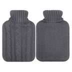4 Pack Knitted Hot Water Bottle Covers for 2L Bottles – Soft Removable Sweater Cover Only