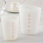 2pcs Silicone Measuring Cups 250ml/500ml | Reusable Resin Mixing Cup for DIY Craft & Jewelry