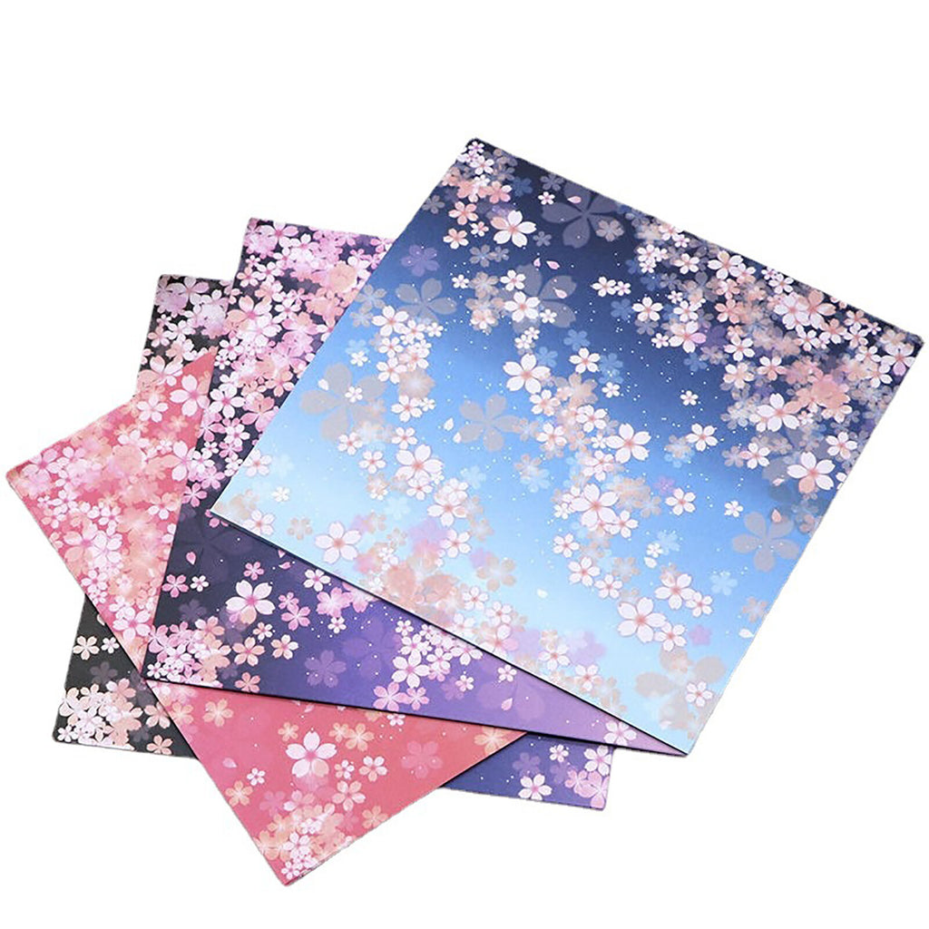 240 Sheets Japanese Sakura Origami Paper 15×15cm Double Sided Square Craft Folding Paper