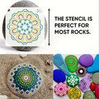 72PCS Mandala Painting Stencils DIY Drawing Templates Craft Scrapbooking Tool